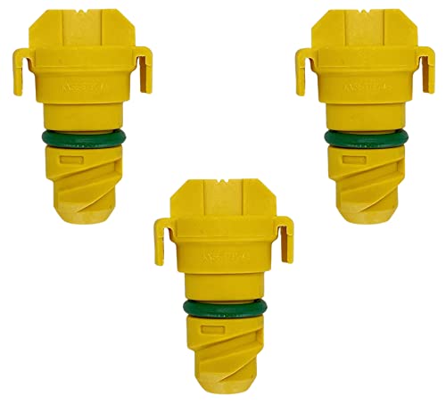 3PCS Oil Drain Plug Fit For 2011-2024 Ford F-150 Mustang Bronco Edge Explorer Lincoln Aviator MKZ KX6Z-6730-B KX6Z6730B BC3Z-6730-A BC3Z-6730-B FT4Z-6730-A by DSNADUO AUTO PARTS