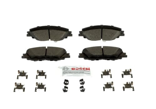 BOSCH BE2176H Blue Ceramic Disc Brake Pad Set With Hardware - Compatible With Select Toyota Corolla; FRONT