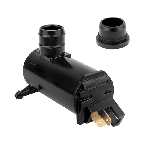 Windshield Washer Pump Replacement OEM#38512SC4673,38512SC4672 with Grommet,Windshield Wiper Pump Compatible with Suzuki Acura Honda,Standard Windshield Washer Fluid Pump(for Honda)