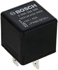 BOSCH 0986332030 Normal Open Mini Relay - 4 Pins, 12V, 40A - Single