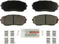 BOSCH BE1258H Blue Ceramic Disc Brake Pad Set With Hardware - Compatible With Select Ford Edge; Lincoln MKX; Mazda CX-5, CX-7, CX-9; FRONT