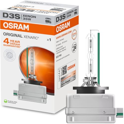 Osram 66340HBI Xenarc 35W D3S PK32D-5 4600K HID Xenon Light Bulb (2 Pack)