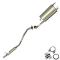 Resonator Pipe, Muffler Exhaust System Kit fits 2005-2008 Toyota Corolla 1.8L | Stainless Steel | Northeastern Exhaust | Free Gasket, Clamp and Spring Bolt kit