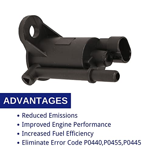EVAP Purge Valve Solenoid 911-068 Compatible with Chevy Silverado Tahoe GMC Sierra Yukon 1999-2004 Vapor Canister Purge Valve Replace 214-646 1997279