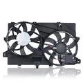 KUIPERAUTO A/C Condenser Radiator Cooling Fan Assembly 621-392 7T4Z8C607A FO3115177 Compatible with 2007-2015 Ford Edge Compatible with 2007-2015 Lincoln MKX Pickup Truck