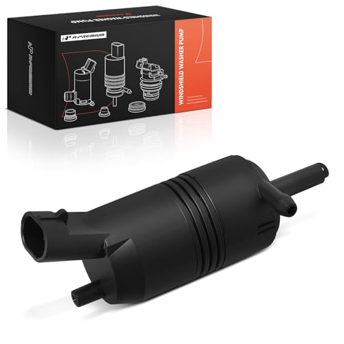 A-Premium Front Windshield Washer Pump Compatible with Chevrolet Impala 2006-2013, Impala Limited 2014-2016, Monte Carlo 2006-2007 & Buick LaCrosse, Lucerne, Allure & Cadillac DTS & Pontiac Grand Prix