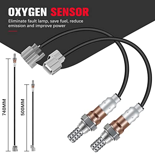 234-4099 SG1861 Oxygen Sensor fit 2001 2002 2003 2004 2005 for Honda Civic Sedan Coupe 1.7L SG336 Heated O2 Sensor 1 Sensor 2 Upstream Downstream 2PCS