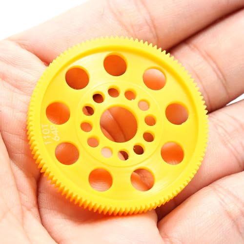CHRCOED 64P 110T Spur Gear for 1/10 On-Road RC Cars, High Precision Plastic Main Gear, Lightweight Durable Spur Gear Upgrade