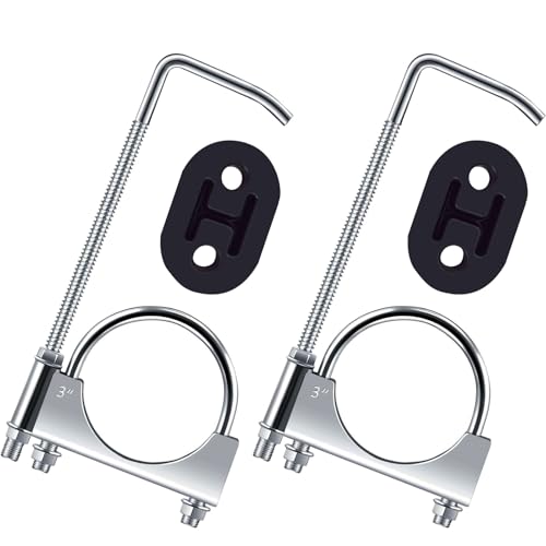 COROTC 304 Stainless Steels 3” Exhaust Hangers, Muffler Hangers(2Pcs 3Inch)