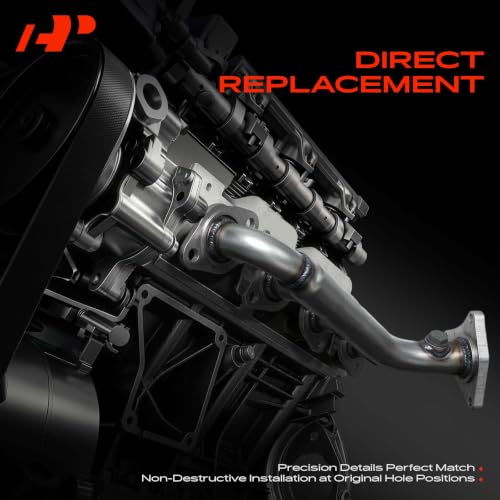 A-Premium New Stainless Steel Exhaust Manifold Kit W/Gaskets Fit for Jeep Grand Cherokee 1993-1998, Wrangler 1991-1995 1997-1999, Cherokee 1991-1999, Comanche, TJ, 4.0L, Replaces 33007072, 4883385