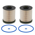 TP1015 Fuel Filter for 6.6L Duramax Diesel Compatible with 2017-2025 Chevy Silverado/GMC Sierra 2500HD 3500HD, 2014-2019 Chevy Cruze | Replaces# 23304096, 13539108, 23456595, with Seals (2 Pack)