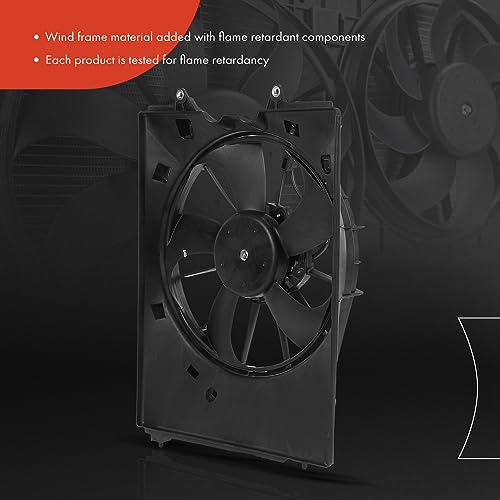 A-Premium Left and Right Engine Radiator Cooling Fan Assembly