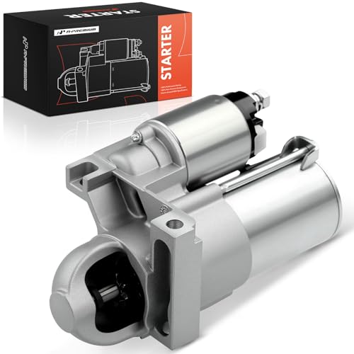 A-Premium Starter Motor Compatible with Chevy, GMC, Buick, Pontiac & More - 1997-2005 - Impala, Malibu, Century, S10, Equinox, Monte Carlo, Uplander, Sonoma, G6-2.2L 3.1L 3.4L 3.5L - 12V 1.4KW 9T CW