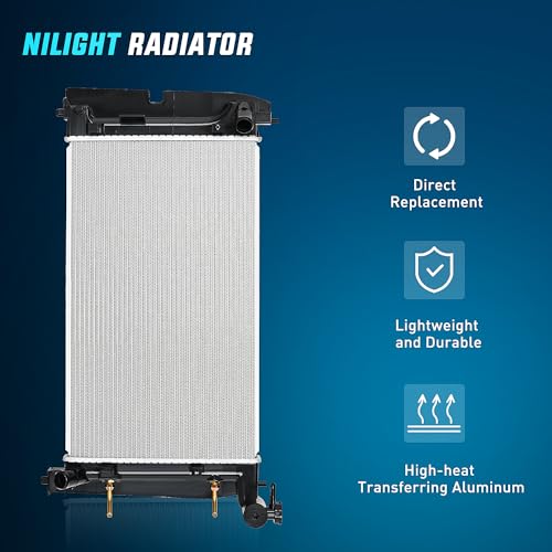 Nilight Radiator for Toyota Corolla 2003 2004 2005 2006 2007 2008,Toyota Matrix 2005 2006 2007 2008 2009 2010 2011 2012 2013 2014 2015-2018,Pontiac Vibe 2003-2008 Engine: 1.8L l4 Aspirated