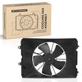 A-Premium Left Engine Radiator Cooling Fan Assembly Compatible with Select Honda Models - Ridgeline 2006 2007 2008 - Replace# 19015RJEA01, 19020RJEA01