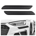 2PCS Rubber Car Bumper Guard,Anti-Collision Anti-Scratch Car Rear Bumper Protector Strip,Universal Car Bumper Protector Guard Car Exterior Accessories for Cars Trucks SUVs (Black)