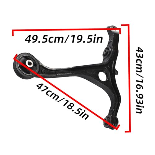labwork 14Pcs Steering Suspension Set Front Upper and Lower Control Arms Ball Joint Assembly Driver and Passenger Tie Rod End Sway Bar Link Kit Replacement for Honda Accord 2.4L 3.0L