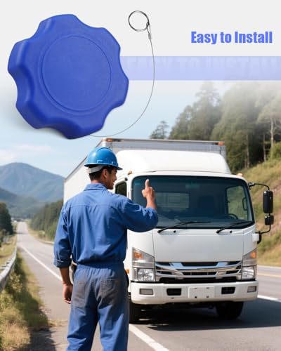 Heavy Duty Diesel Exhaust Fluid Cap Fit for Isuzu NPR, NPR-HD, NQR, NRR, Reach Replace 904-5602 9045602