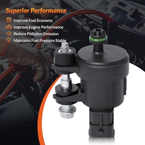 Mirthcos Vapor Canister Purge Valve Solenoid EVAP Compatible for Chevy Equinox, Camaro, Colorado, Traverse, Impala Volt & GMC Acadia, Terrain, Canyon & Buick Enclave, LaCrosse 12610560 12690512