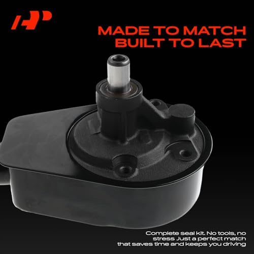 A-Premium Power Steering Pump with Reservoir Compatible with Dodge B150/250/350, B1500/2500/3500, Ram 1500/2500/3500 Van, D150/250, W150/250, Dakota, Durango, Ramcharger