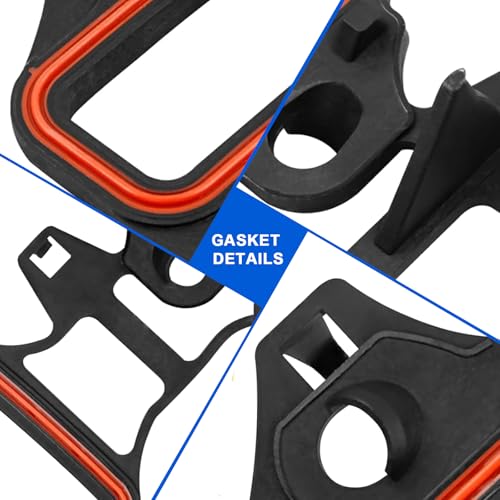 Dual Knock Sensor Kit with Wiring Harness & Intake Manifold Gasket,for Chevy Silverado Avalanche Tahoe, GMC Sierra Yukon, Cadillac Hummer & More Models Replace 12601822 213-3521 89060413