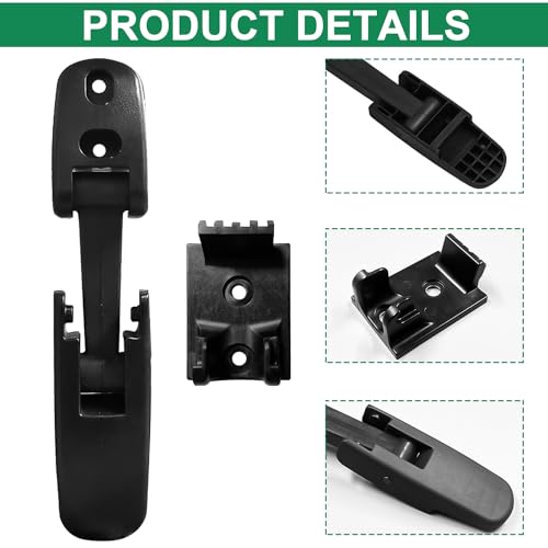 ZPSNDP 2 Pcs Hood Latch Kit 315-5502 315-5503, Heavy Duty Hood Latches, for Kenworth T170 T270 T300 T370 T440 T470 T660, Peterbilt 325 335 337 340 348 384 386, Mack CH, Blue Bird