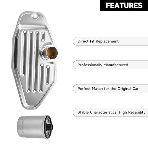 YOLLKY 4WD Transmission Filter Kit for 45RFE 545RFE 68RFE