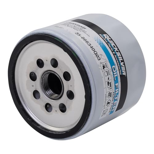 Quicksilver 866340Q03 Sterndrive and Inboard Spin-On Oil Filter for MerCruiser and GM Marine Engines