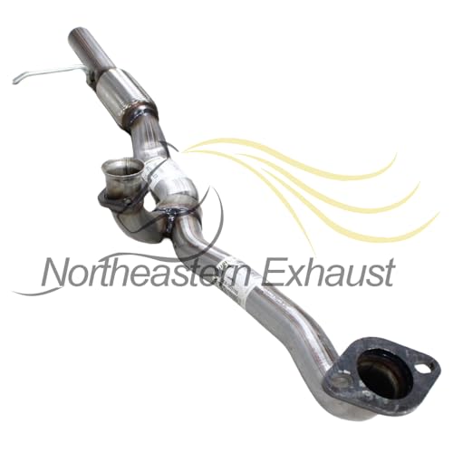 Northeastern Exhaust | Stainless Steel Front Flex Exhaust Y-Pipe Compatible for Ford Explorer 2011-2019 3.5L | Free Gasket and Clamp Included | Automotive Replacement Part