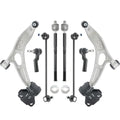 Front Lower Control Arm Kit with Ball Joints Bushings Compatible with 2013-2017 Ford C Max, 2012-2018 Focus(Excludes 15" Wheels, Not For ST or RS) Sway Bar Link Tie Rod End,Part#K622788 K622753