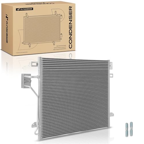A-Premium Air Conditioning A/C Condenser Compatible with Chrysler Town & Country 08-16 & Dodge Grand Caravan 08-20 & Ram C/V 12-15 & Volkswagen Routan 09-14, Replace# 7B0317019A