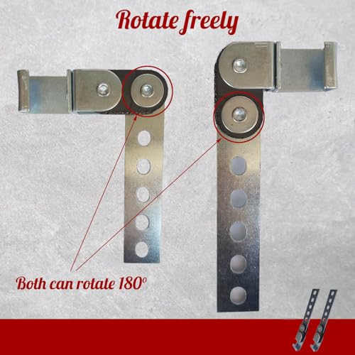2Pcs Universal Exhaust Hanger Open End Swivel Muffler Hanger Bracket