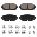 HECHENQICHE D1184 Front Ceramic Brake Pads Kit Fit For Scion iQ 2013, For Toyota Prius C 2012-2019, For Toyota Yaris 2007-2018