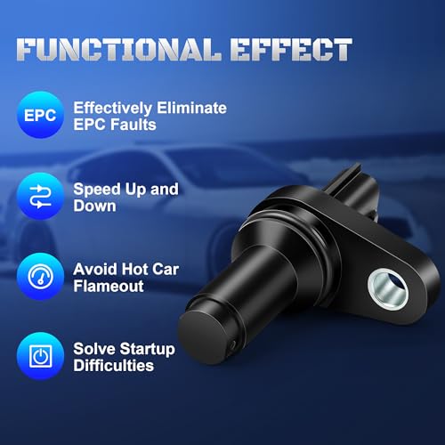 Engine Crankshaft Position Sensor Compatible with Nissan 350Z 370Z Altima Maxima Murano Pathfinder Quest & Infiniti G35 G37 EX35 FX35 M35 Q50 Q60 QX50 QX60 Replaces 23731-JA10B, 23731-JA10C
