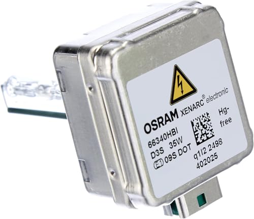 Osram 66340HBI Xenarc 35W D3S PK32D-5 4600K HID Xenon Light Bulb (2 Pack)