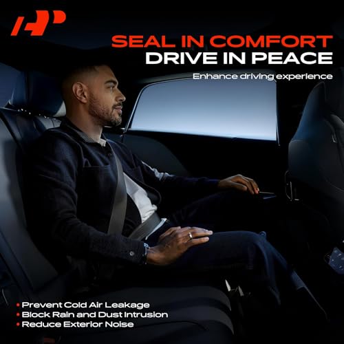 A-Premium 9PCS Door Seal Strip & Window Molding Trim Weather Stripping Kit Compatible with Chevrolet Monte Carlo SS 1983 1984 1985 1986 1978 1988