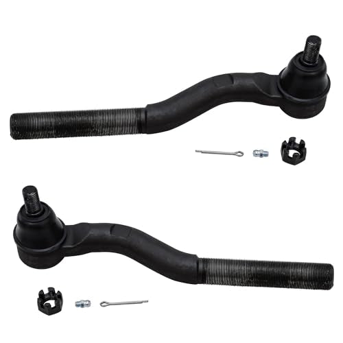 Detroit Axle - 10pc Suspension Kit for 2007-2017 Jeep Wrangler, 2018 Wrangler JK, 4 Front Upper & Lower Ball Joints 2 Rear Sway Bars 4 Inner Outer Tie Rod Ends Replacement