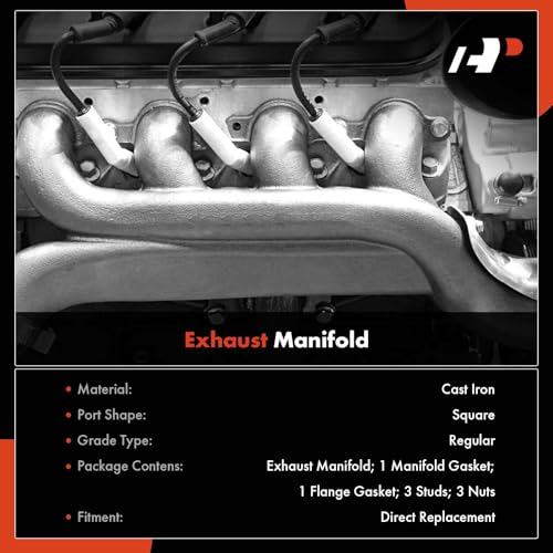 A-Premium V8 5.0 5.7L Exhaust Manifold Kit W/Gaskets & Hardware