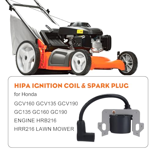 GCV160 Ignition Coil for Honda GC160 GCV190 GC190 Engine HRR216 HRT216 HRN216 HRX217 Lawn Mower Replace 30500-ZL8-004 30500-ZL8-014 30500-Z0J-004 30500-z8b-901 30500-z8b-903