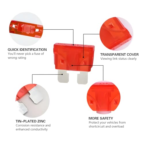 Mandark 306PCS Car Fuses Assortment Kit, Mixed Vehicle Blade Fuses - Standard & Mini & Low Profile Mini Fuse (2A 5A 7.5A 10A 15A 20A 25A 30A 35A),Replacement Accessories for RV, Truck, Auto