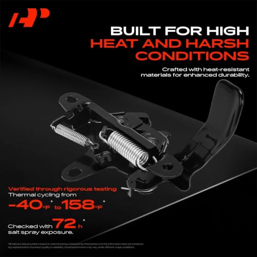 A-Premium Hood Latch Lock Compatible with 2001-2005 Toyota RAV4, Front Hood Lock Engine Bonnet Latch Assembly
