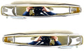 PT Auto Warehouse GM-3545M-RP - Exterior Outside Door Handle, Chrome Finish - Rear Left/Right Pair, Replaces 84053448, 84053450, 25890290, 15915659, 25890289, 20954849, 15868466