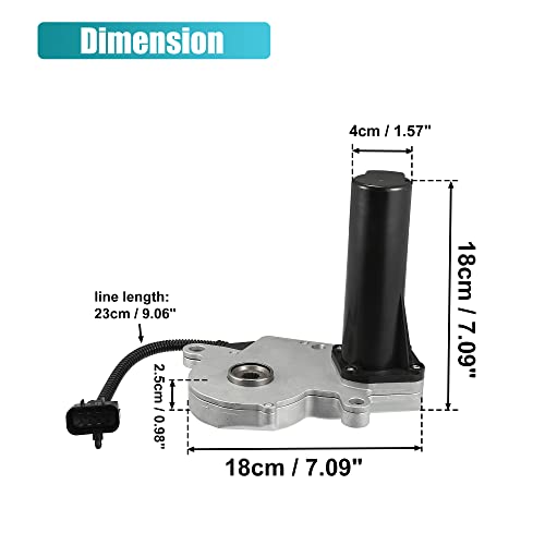 X AUTOHAUX 4WD Transfer Case Shift Encoder Motor for Chevy Silverado Avalanche Suburban Tahoe for Ram 1500 2500 for GMC Sierra Yukon XL Transfer Case Shift Motor 19125571