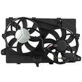 BOXI 621-392 7T4Z8C607A Dual Radiator Cooling Fan Assembly Fit for Ford Edge 2007 2008 2009 2010 2011 2012 2013 2014 2015 / for Lincoln MKX 2007-2015