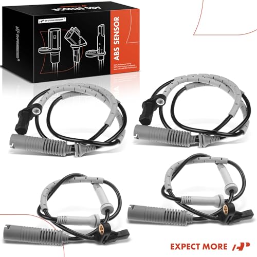 A-Premium 4PC Set Front Rear ABS Wheel Speed Sensor Compatible with BMW 323i 325i 2006, 328i 2007-2011, 128i 2008-2013, Front & Rear Driver & Passenger Side