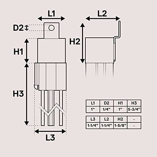 True MODS 6 Pack Bosch Style 5-Pin 12V Relay Kit [Interlocking Harness Socket Holder] [14 AWG Hot Wires] [SPDT] [30/40 Amp] 12 Volt Automotive Relays for Auto Fan Cars