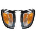 labwork Replacement for Tacoma 2001-2004 Parking/Side Marker Light Assembly Pair Driver and Passenger Side Black