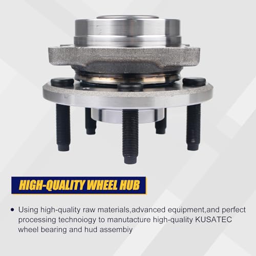KUSATEC 513275 Front/Rear Wheel Hub & Bearing Assembly Compatible with Ford Edge 2011-2014/Flex 2009-2018/Taurus 2010-2019, Lincoln MKS 2009-2016/MKT 2010-2019/MKX 2011-2015, 5 Lugs w/ABS