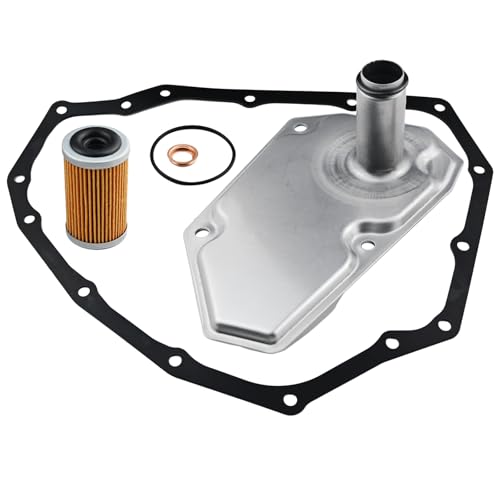 MATICVAS RE0F11B CVT Transmission Filter Kit 31728-50X0A Compatible with Nissan 2020-2025 Versa 16.L,2018-2024 Kicks 1.6L,High-Flow Filter & Pan Gasket Included