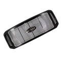 Chrome Insert Grille Assembly With Billet Black Shell Heavy Duty Fits for Ford 2005-2007 F-250 F-350 F-450 Plastic Replaces FO1200458